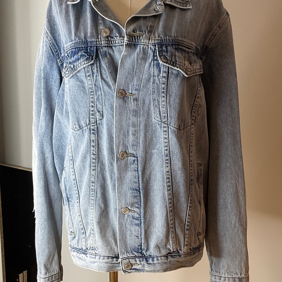 Denim Jacket with Fringe O/S Boho - Picture 6 of 13